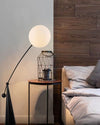 WOMO Glass Globe Cantilever Floor Lamp-WM7129 thumbnail