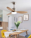 WOMO Mid Century Modern Ceiling Fan Lamp-WM5043 thumbnail