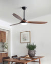 WOMO Large Wood Ceiling Fan with Light - WM5161 thumbnail