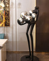 WOMO Sculptural Glass Globe Floor Lamp-WM7083 thumbnail