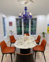 WOMO Victorian Blue Crystal Chandelier-WM2348 thumbnail