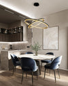 WOMO Tiered Circular Led Chandelier-WM2119b thumbnail