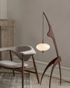 WOMO Flying Saucer Tripod Wood Floor Lamp-WM7136 thumbnail