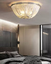 WOMO Bowl Fringe Flush Mount Ceiling Light-WM1137 thumbnail