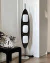 WOMO Modern Wood Oval Floor Lamp-WM7080 thumbnail