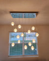 WOMO Cascading Glass Ball Dining Room Chandelier-WM2648 thumbnail