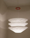 WOMO Tiered Cone Rice Paper Pendant Light-WM2775 thumbnail