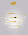 WOMO Tiered Hexagon Led Chandelier-WM2463 thumbnail