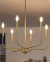 WOMO Gold Candlestick Chandelier-WM2509 thumbnail