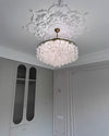 WOMO Tiered Capiz Round Chandelier-WM2346 thumbnail