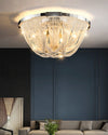 WOMO Bowl Fringe Flush Mount Ceiling Light-WM1137 thumbnail
