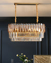 WOMO Tiered Linear Crystal Chandelier-WM2543 thumbnail