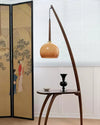 WOMO Hanging Wood Floor Lamp with Table-WM7130 thumbnail