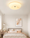 WOMO Round Milk Glass Flush Mount Ceiling Light-WM1134 thumbnail