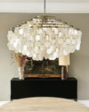 WOMO Tiered Capiz Round Chandelier-WM2346 thumbnail