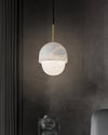 WOMO Alabaster Globe Pendant Light-WM2903 thumbnail
