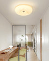 WOMO Round Milk Glass Flush Mount Ceiling Light-WM1134 thumbnail