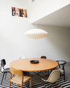 WOMO Flying Saucer Silk Pendant Light-WM2534 thumbnail