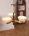 WOMO Colored Glass Bowl Up Light Chandelier-WM2605 thumbnail