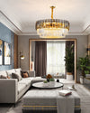 WOMO Tiered Round Crystal Chandelier-WM2542 thumbnail