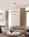 WOMO Wavy Round Chandelier-WM2361 thumbnail