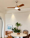 WOMO Silver and Walnut Ceiling Fan Lamp - WM5149 thumbnail