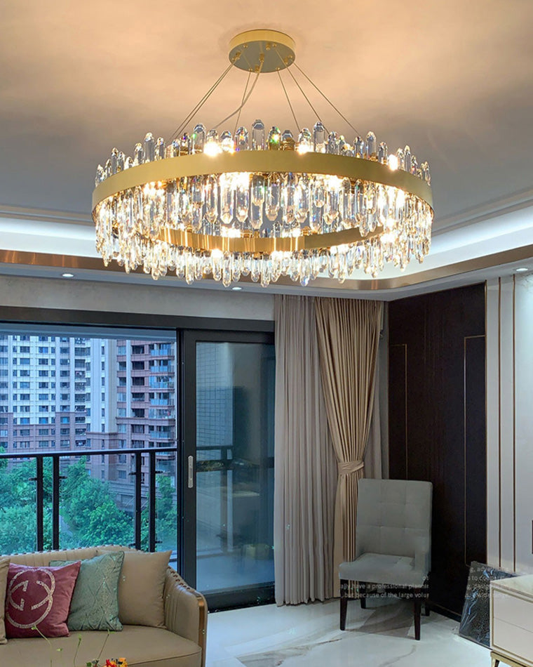 WOMO Round Crystal Chandelier-WM2488a