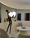 WOMO Sculptural Glass Globe Floor Lamp-WM7083 thumbnail