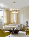 WOMO Wavy Round Chandelier-WM2361 thumbnail