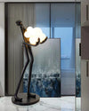 WOMO Sculptural Glass Globe Floor Lamp-WM7083 thumbnail