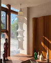 WOMO Long Lantern Silk Pendant Light-WM2600 thumbnail