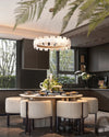 WOMO Tiered Alabaster Chandelier-WM2830 thumbnail