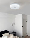 WOMO Round Milk Glass Flush Mount Ceiling Light-WM1134 thumbnail