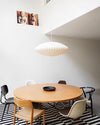 WOMO Flying Saucer Silk Pendant Light-WM2534 thumbnail