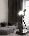 WOMO Sculptural Glass Globe Floor Lamp-WM7083 thumbnail