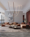 WOMO Leather Led Chandelier-WM2941 thumbnail