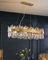 WOMO Long Oval Crystal Chandelier-WM2486 thumbnail