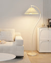 WOMO Pleated Gooseneck Floor Lamp-WM7119 thumbnail
