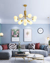 WOMO Frosted Glass Globe Chandelier-WM2915 thumbnail