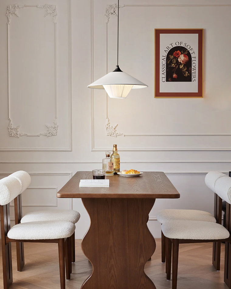 WOMO Leather Cone Pendant Light-WM2952