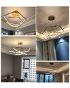 WOMO Tiered Hexagon Led Chandelier-WM2463 thumbnail