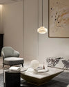 WOMO Drum Alabaster Pendant Light-WM2841 thumbnail