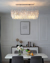 WOMO Rose Gold Linear Crystal Chandelier-WM2546 thumbnail