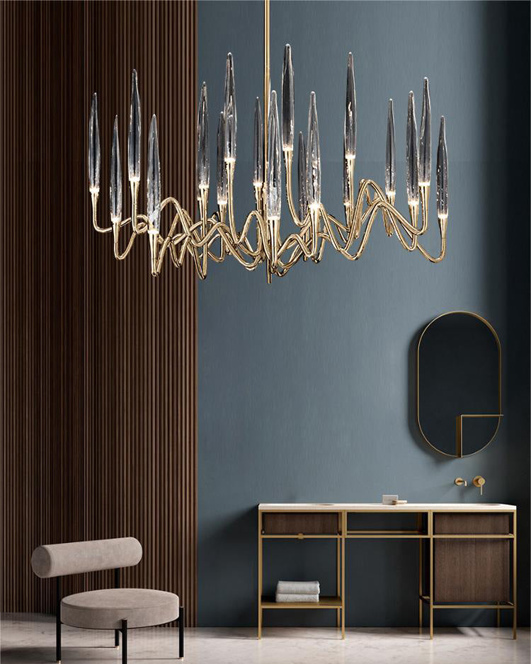 WOMO Crystal Candlestick Chandelier-WM2602
