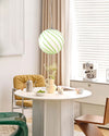WOMO Swirl Glass Globe Pendant Light-WM2613 thumbnail