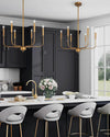 WOMO Gold Candlestick Chandelier-WM2509 thumbnail