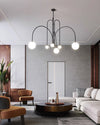 WOMO Glass Globe Arm Chandelier-WM2522 thumbnail