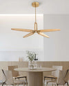 WOMO 3/5 Light Wood Pendant Light-WM2524 thumbnail