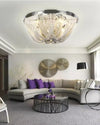 WOMO Bowl Fringe Flush Mount Ceiling Light-WM1137 thumbnail
