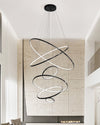 WOMO Black Tiered Circular Led Chandelier-WM2652 thumbnail